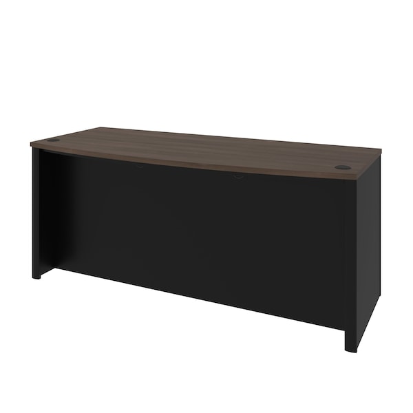 Connexion 72W Desk Shell, Antigua & Black